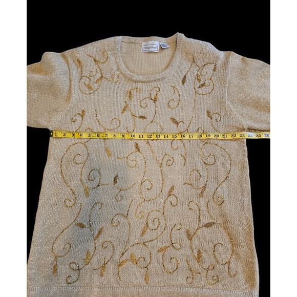BohoChic Embroidered Sweater Vtg Cottagecore Holiday Fall Fashion Women’s 18/20 - Picture 6 of 9
